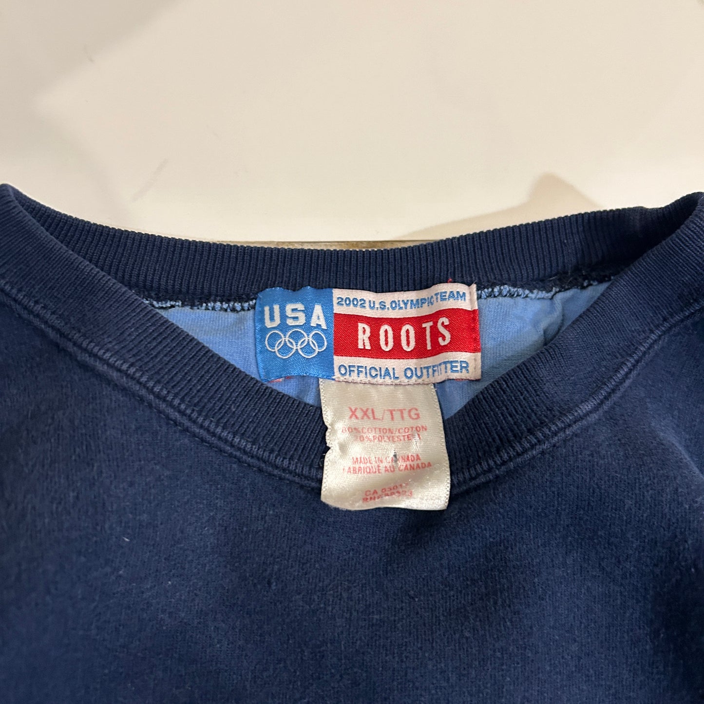 Vintage Roots 2002 USA Olympics Crewneck (2XL)