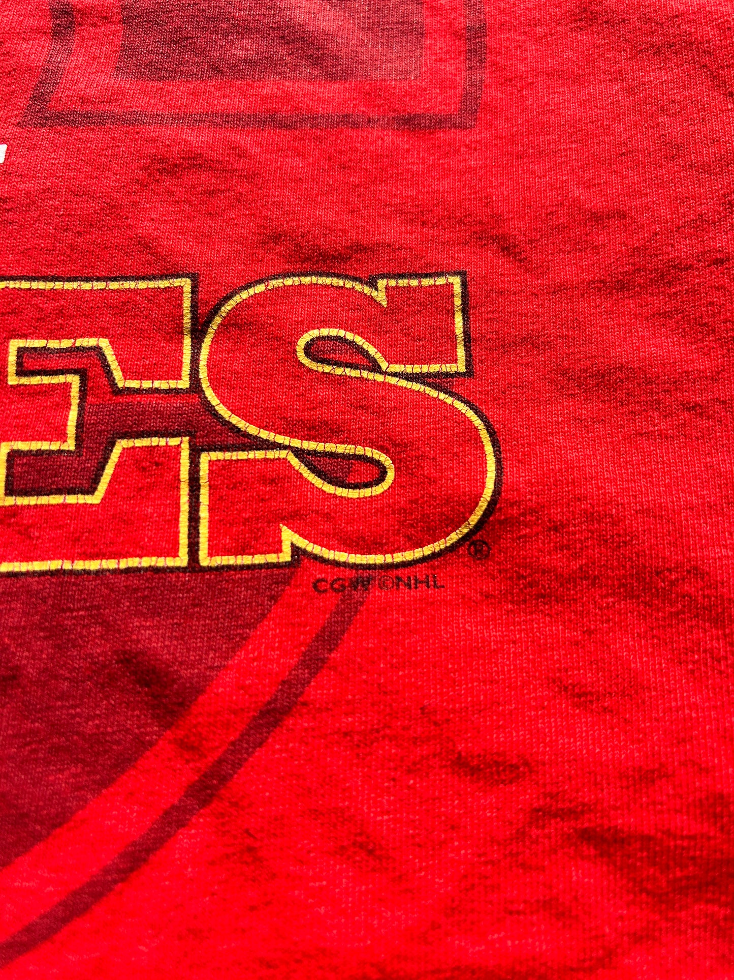 Y2K Calgary Flames Graphic Tee (XL)