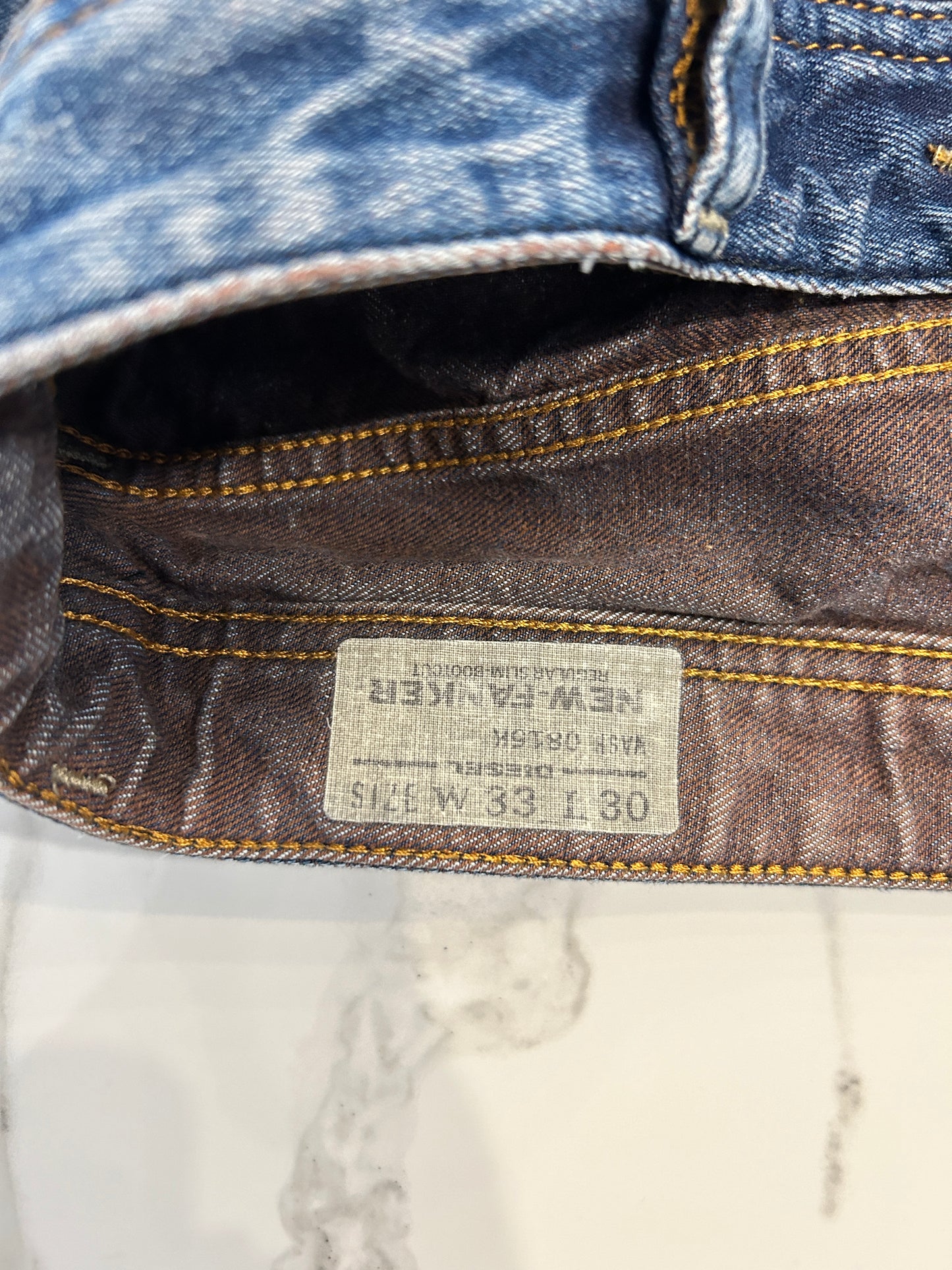 Vintage Diesel Brown Distressing Jeans (33x30)