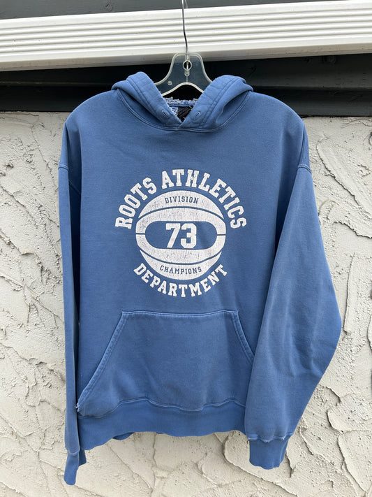 Vintage Light Blue Roots Athletic Hoodie (XL)