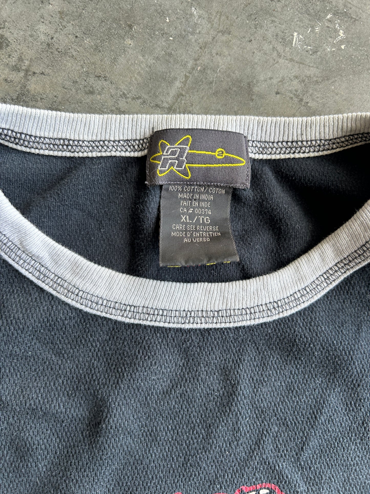 Y2K R2 Knit Ringer Tee (XL)