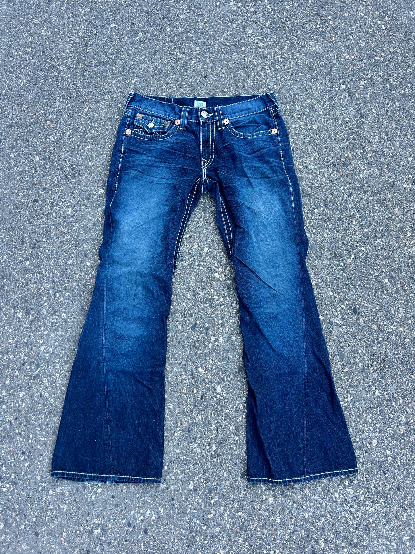 Vintage True Religion Flare Jeans (33x32)