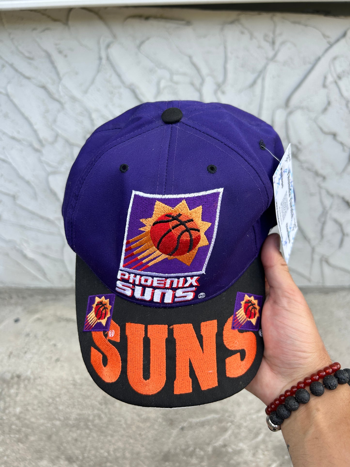 Vintage Phoenix Suns Brim Print SnapBack