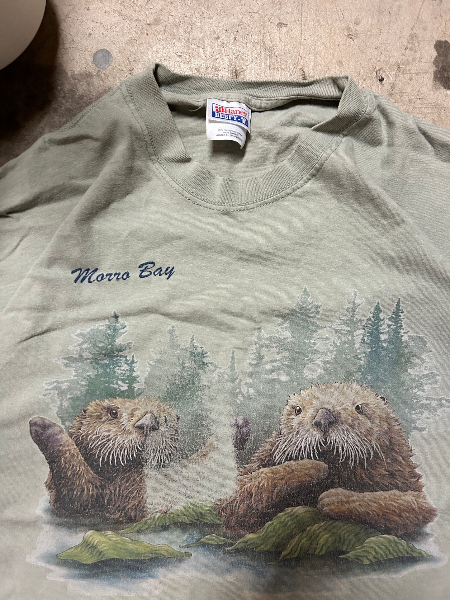 Vintage Morro Bay Otter Tee (XL)