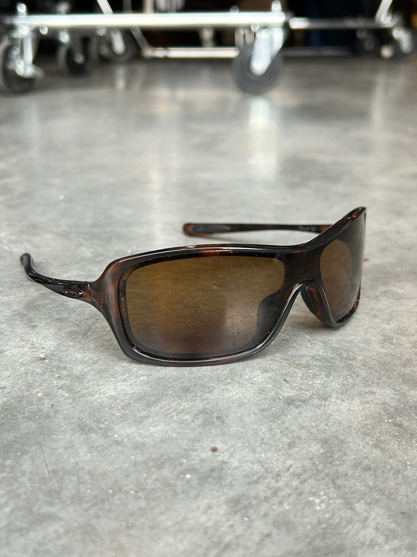 Oakley Break Up Tortoise Frame Polarized Sunglasses