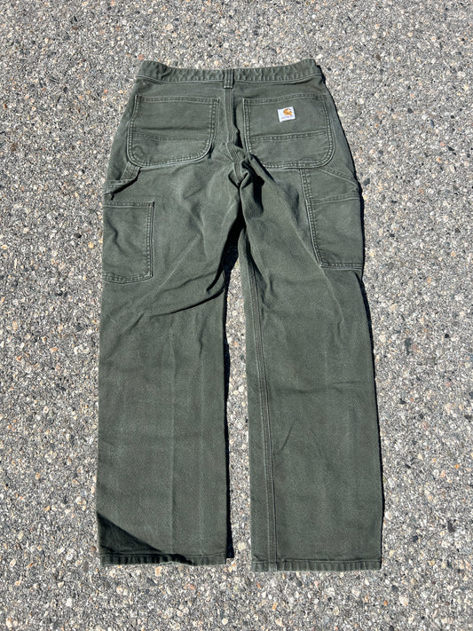 Green Carhartt Double Knee Pants (30x30)