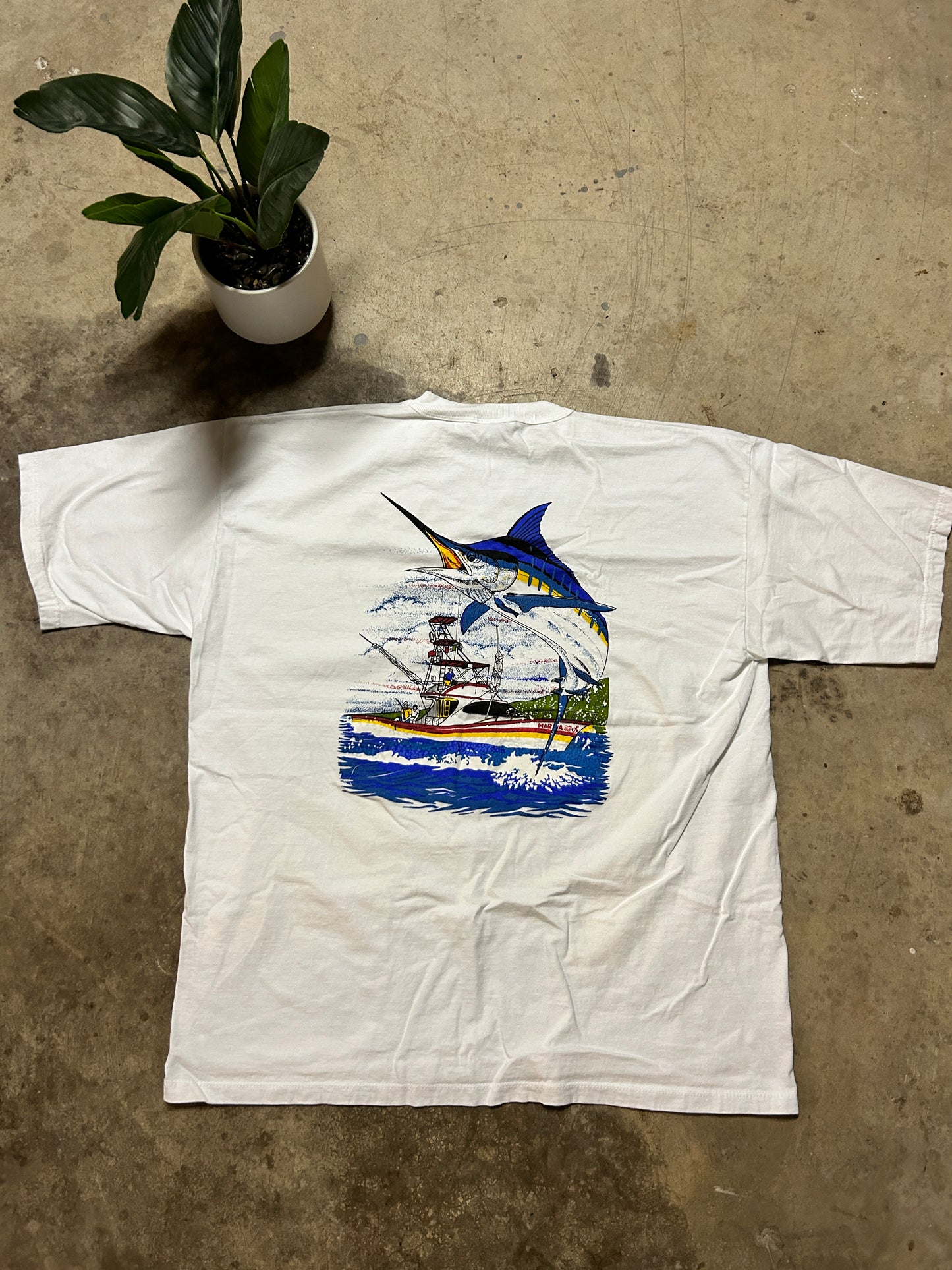 Vintage Mexico Blue Marlin Tee (2XL)