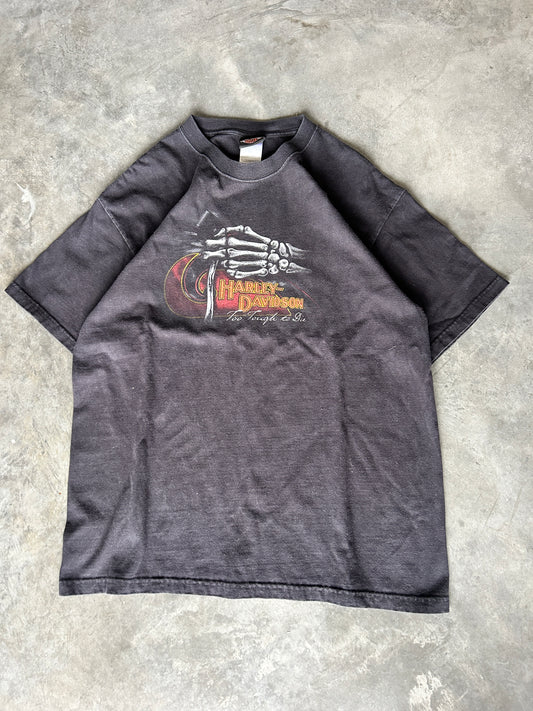 Vintage Harley Texas Skeleton Hand Tee (L)