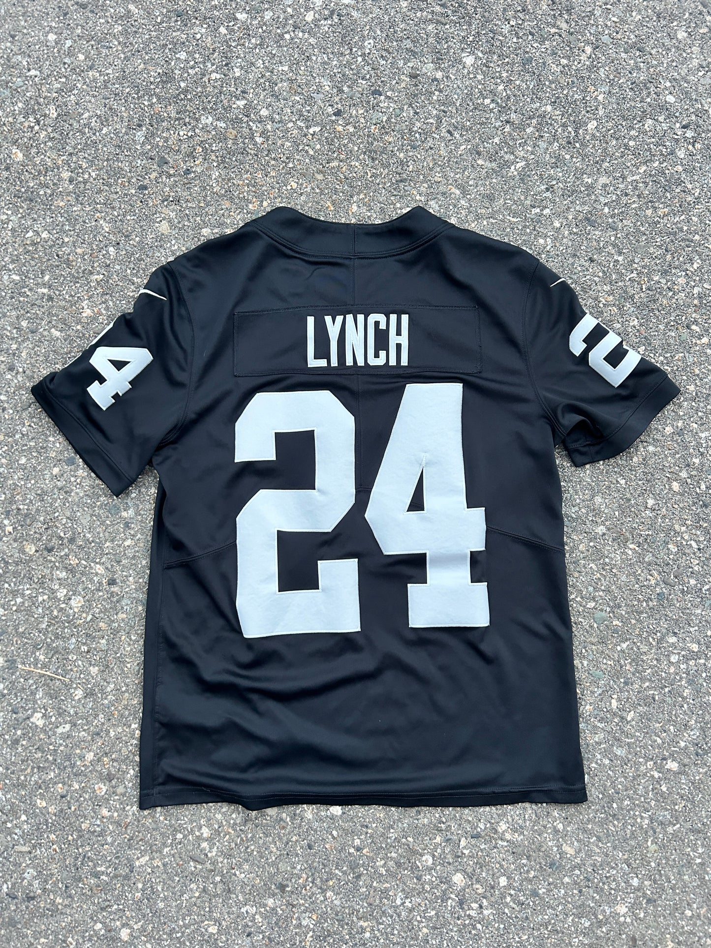 Black Nike Marshawn Lynch Raiders Jersey (M)