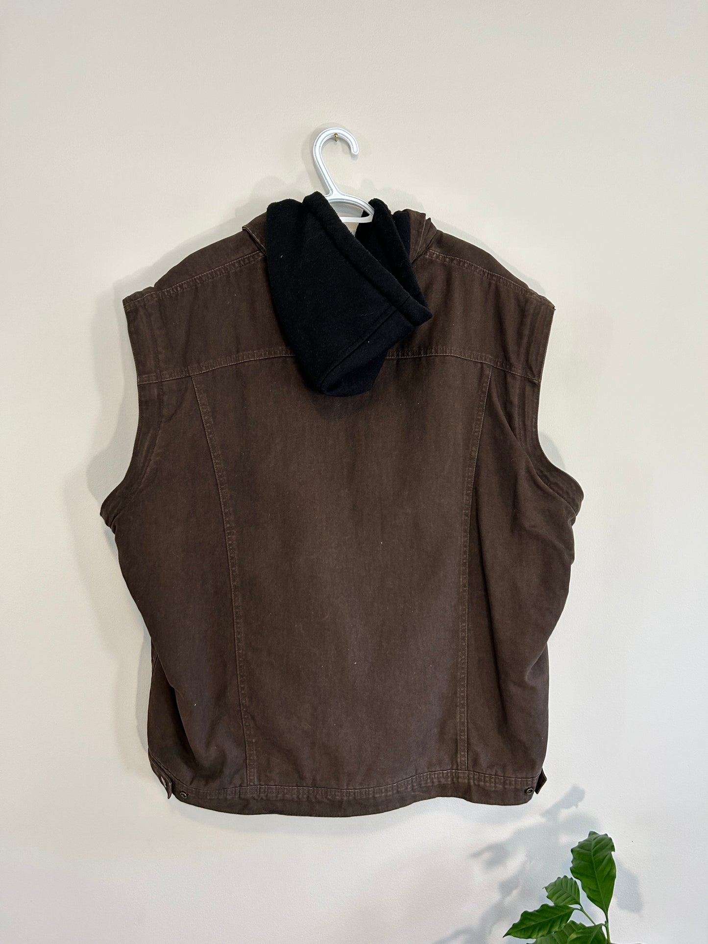 Dakota Sherpa Lined Hooded Vest (XL)