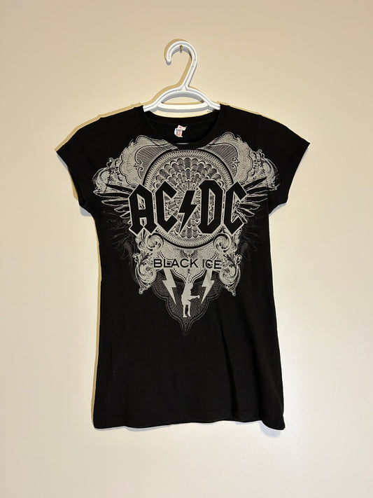 AC/DC Women’s Black Ice Concert Tee (S)