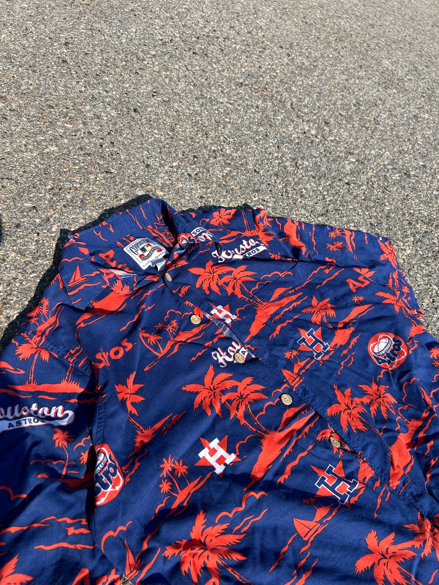 Vintage Houston Astros Hawaiian Shirt (L)