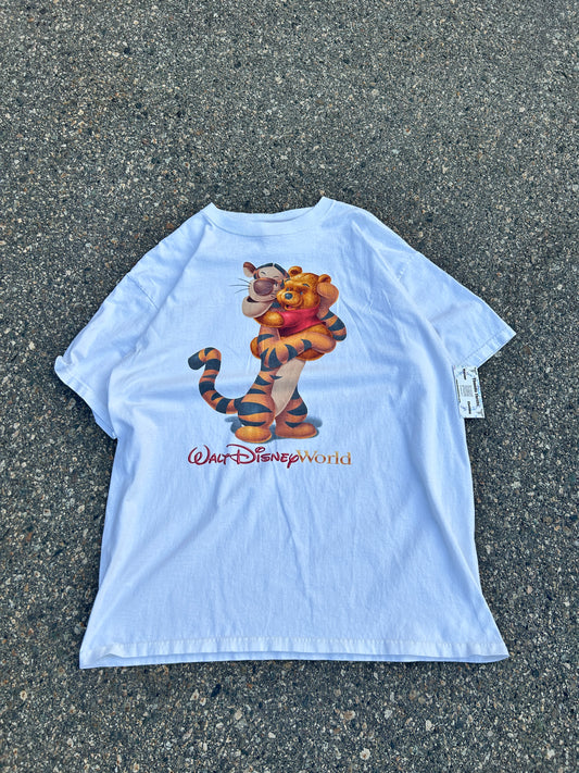 Vintage Disney World Tigger and Winnie Tee (XL)