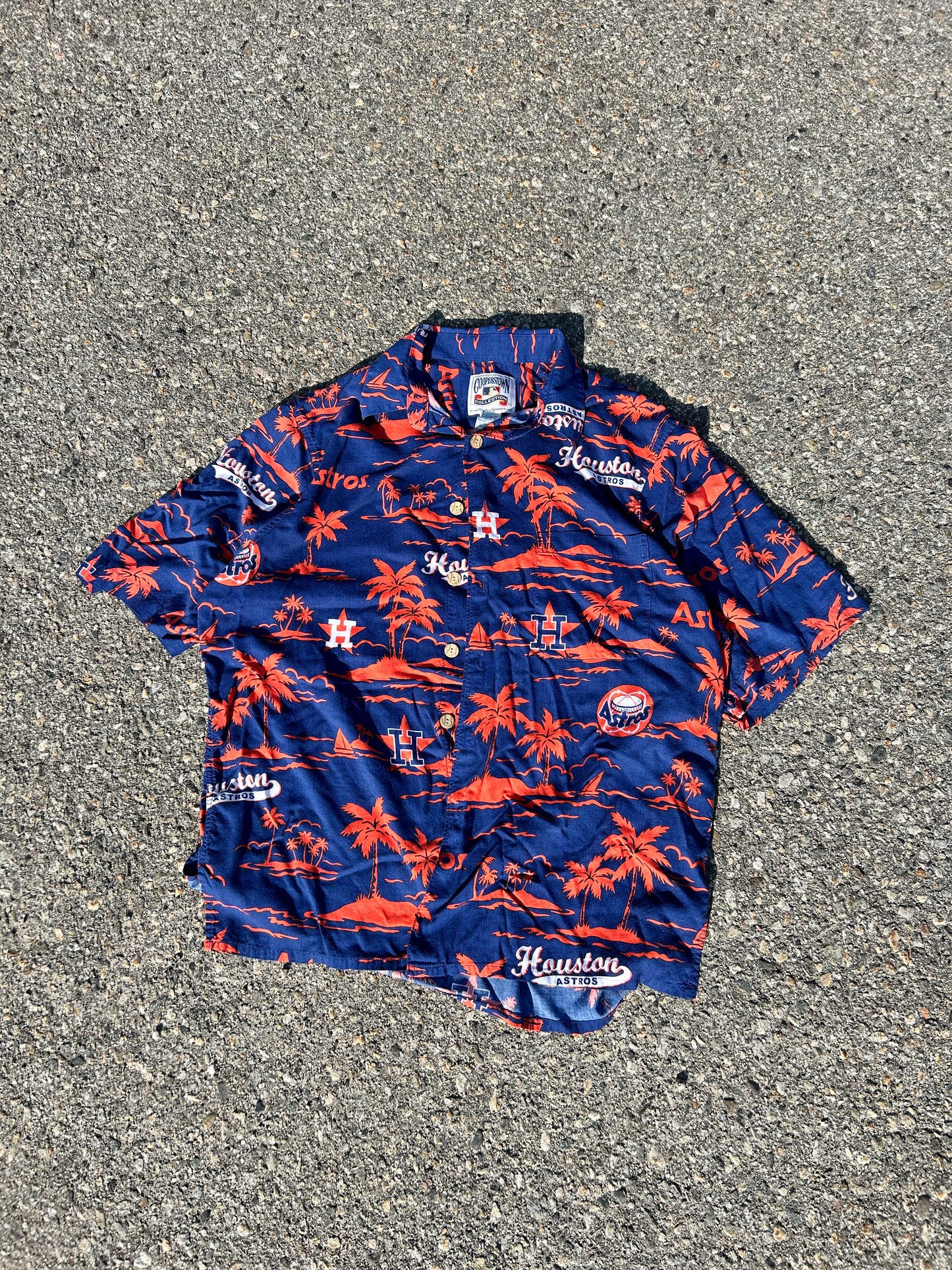 Vintage Houston Astros Hawaiian Shirt (L)