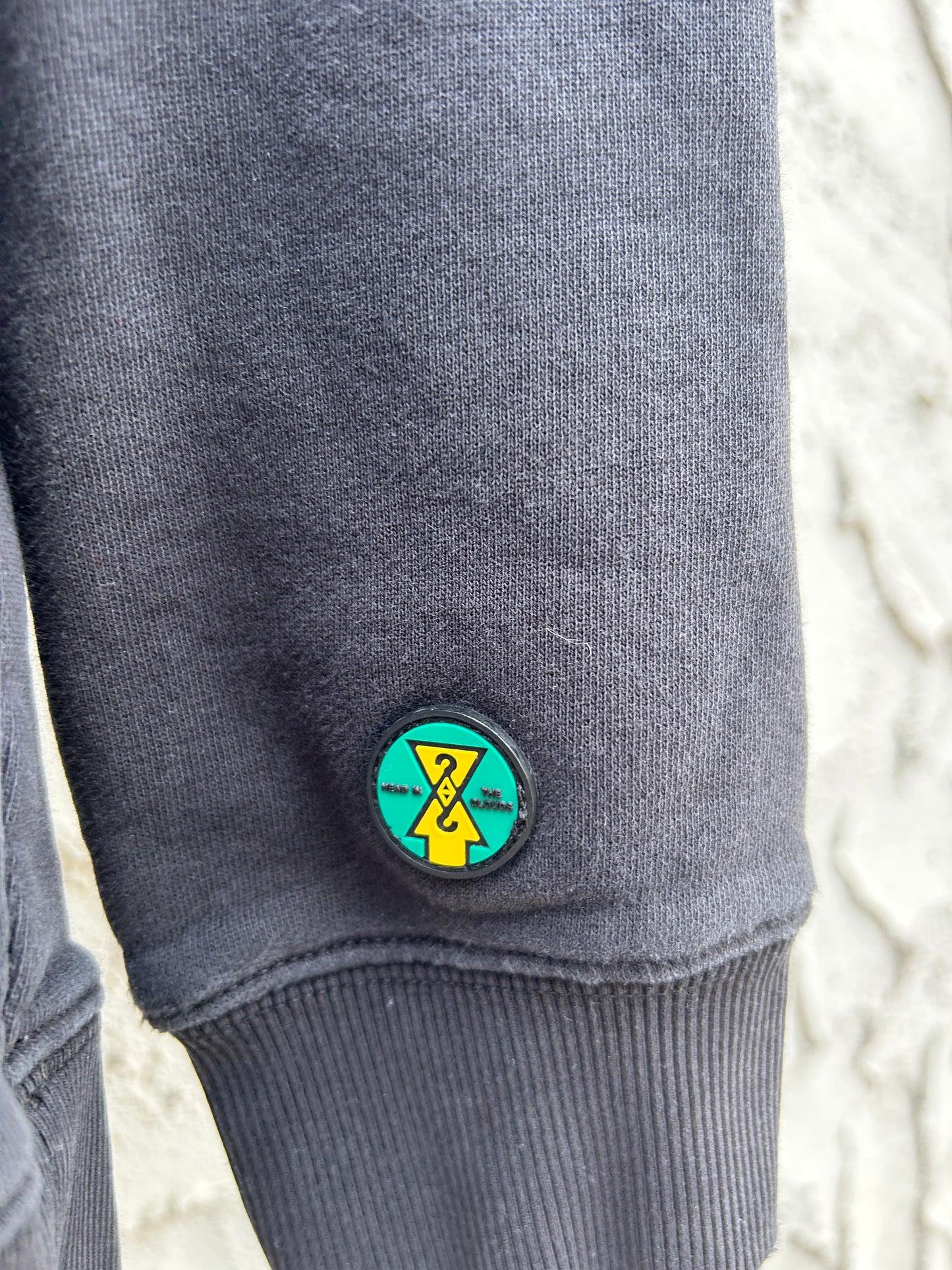 Y2K Guess Puff Print Hoodie (L)
