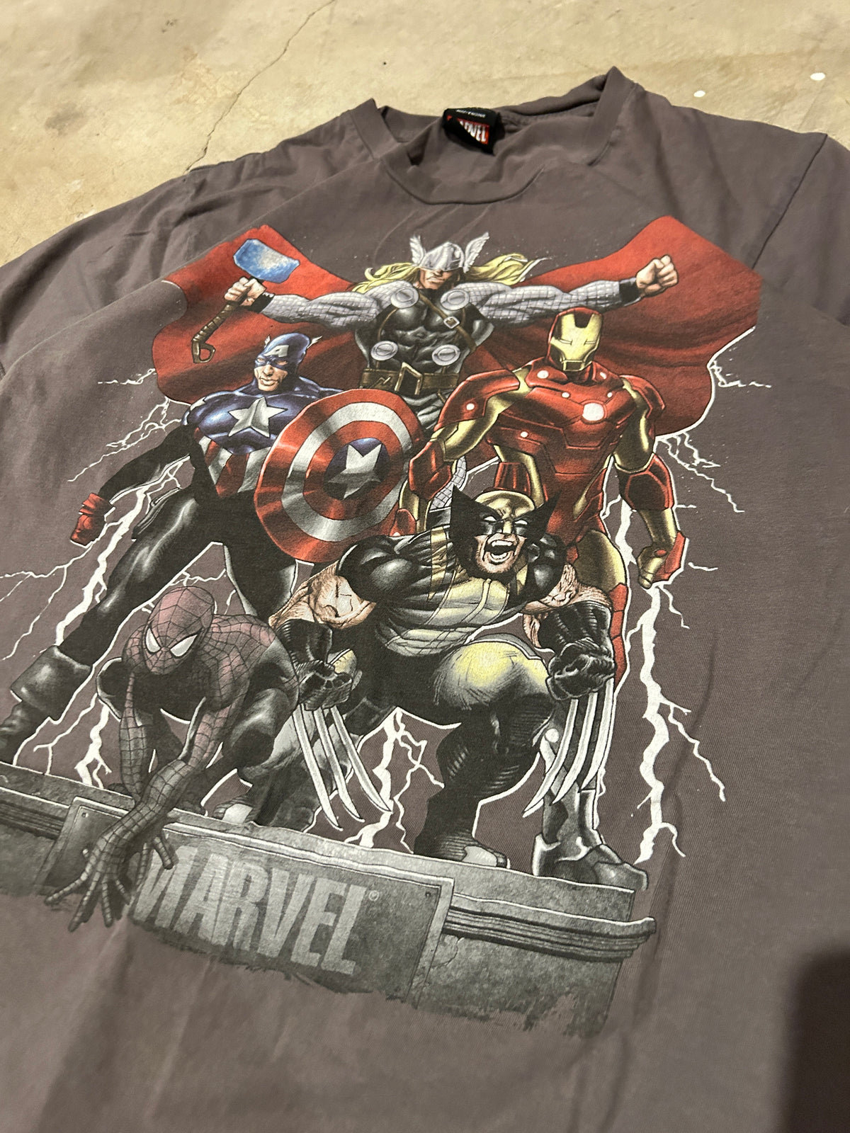 Vintage Marvel Superhero’s Mad Engine Tee (M)