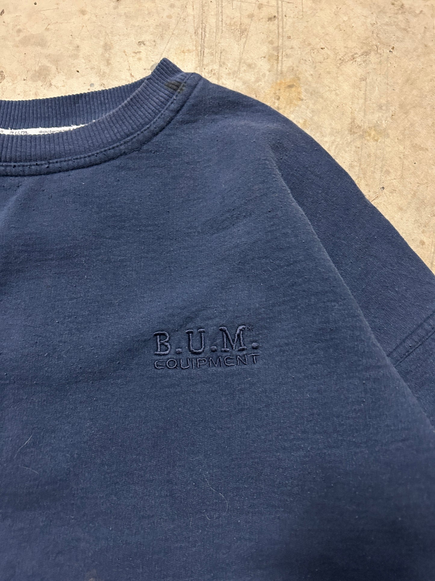 Vintage Navy Bum Equipment Crewneck (XL)