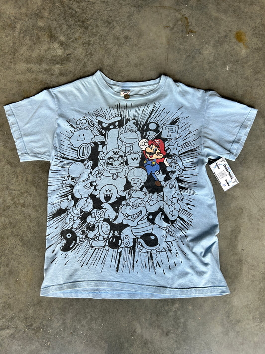 2010 Super Mario Full Print Tee (M)