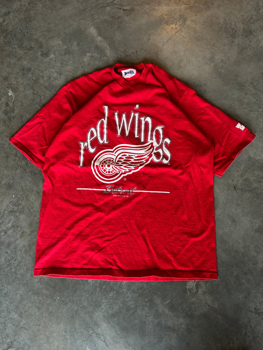 Vintage 1993 Detroit Redwings Woody Sports Tee (XL)