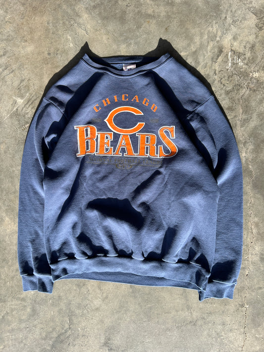 Navy Chicago Bears Crewneck (L)