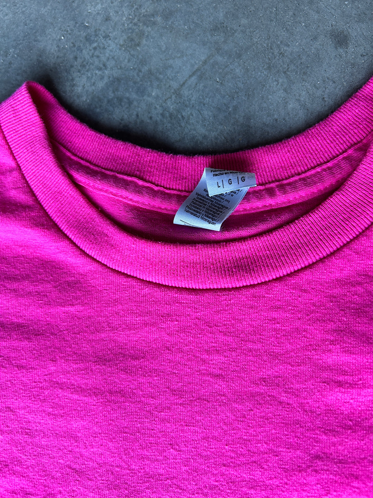 Y2K Rock Star Breast Cancer Awareness Tee (L)