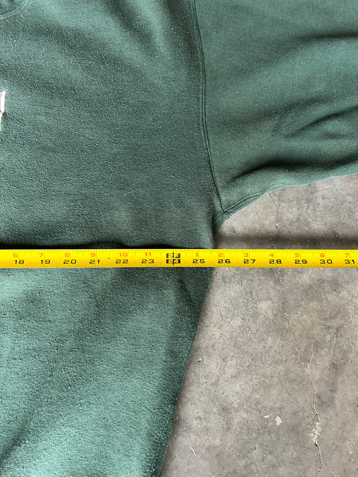 Vintage Forest Green Mickey Mouse Crew (XL)