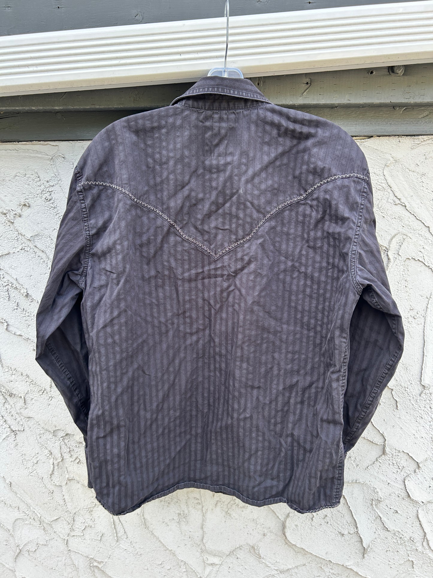 Vintage Grungey Western Button Up (L)