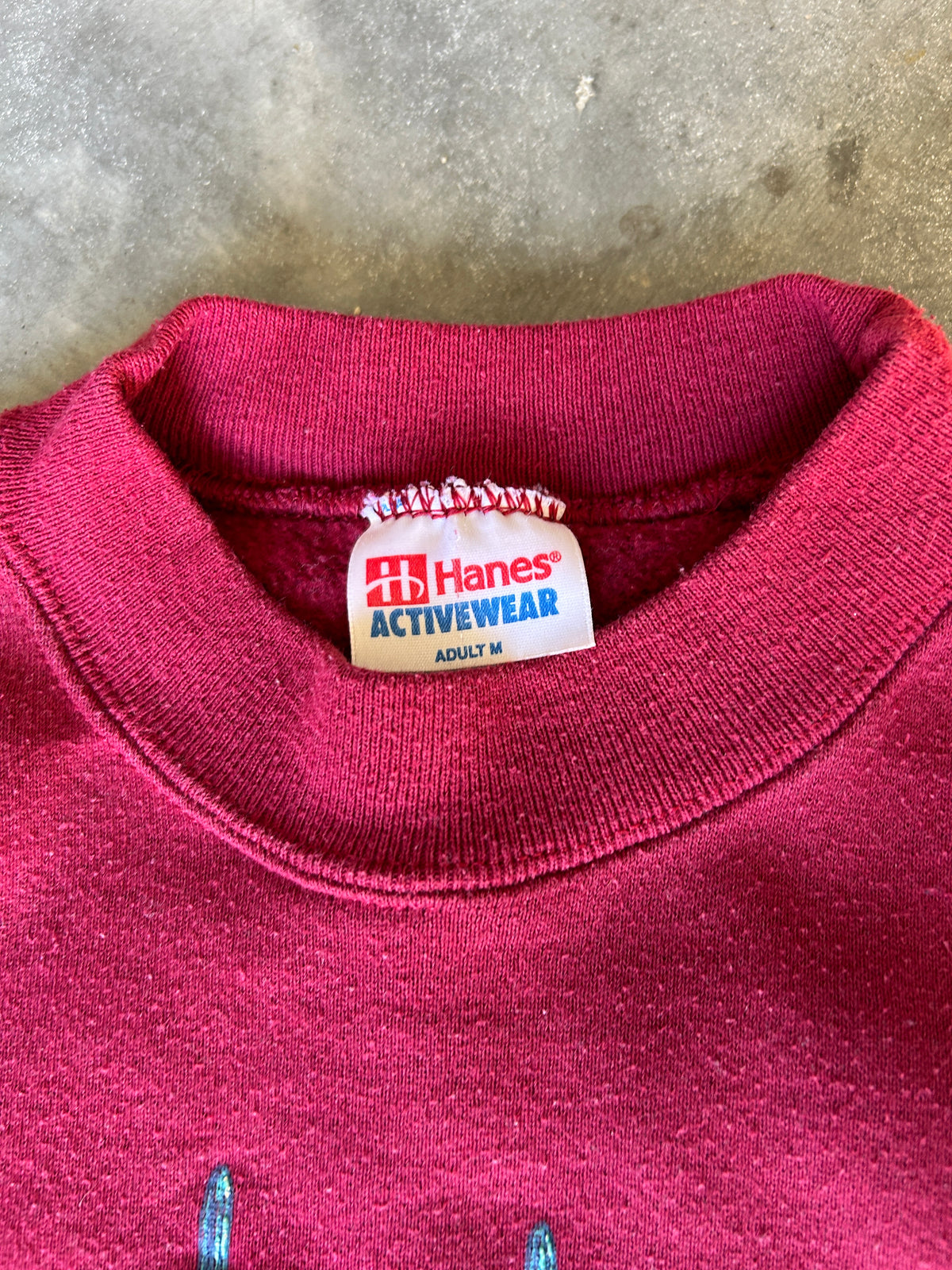 Vintage Red Arizona Cactus Crew (M)