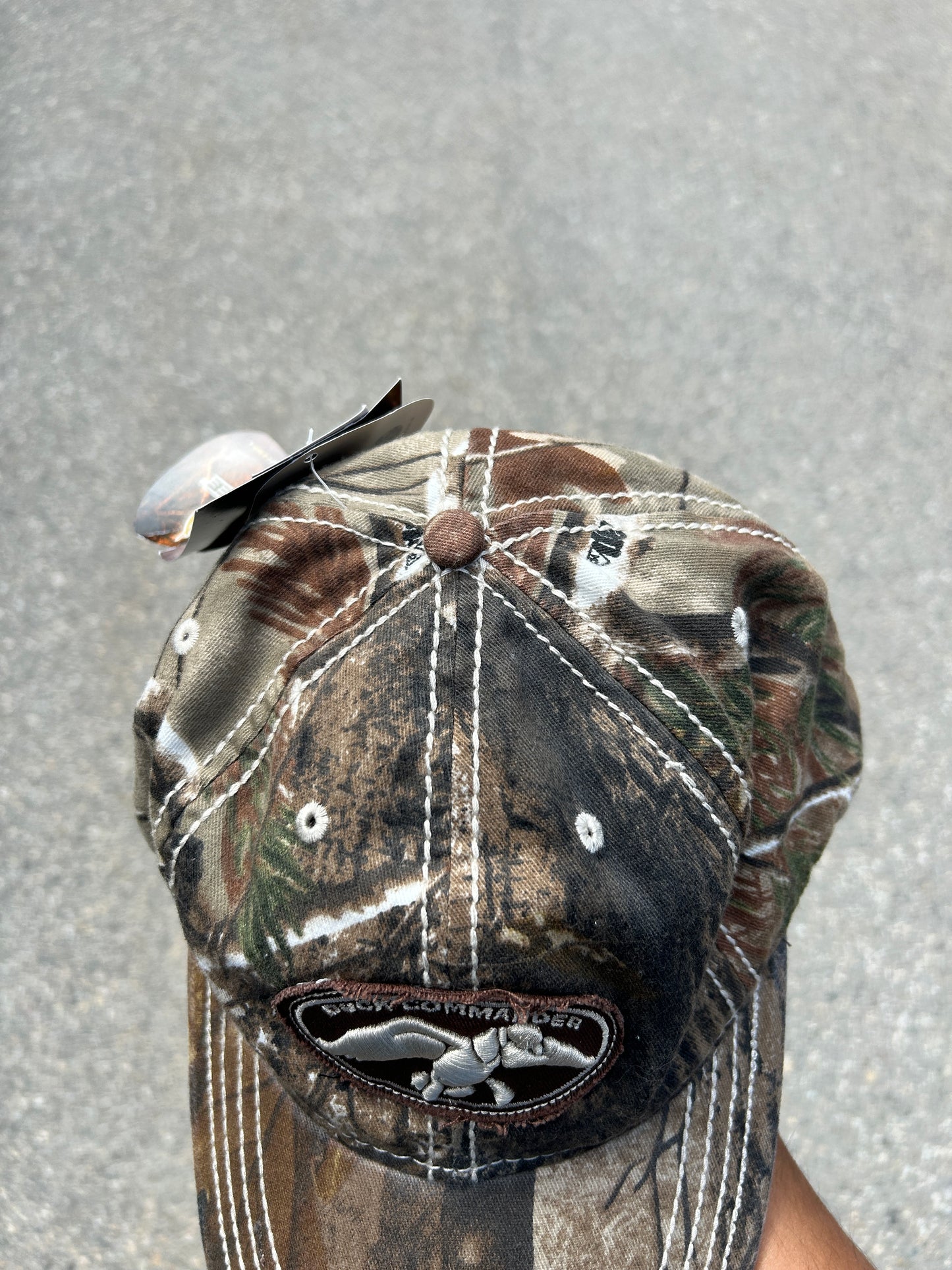 Camo Contrast Stitch Duck Commander Hat (NWT)