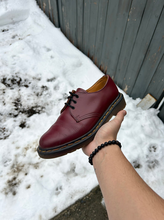 Vintage Cherry Red Low Doc Martens (5M 6.5W)