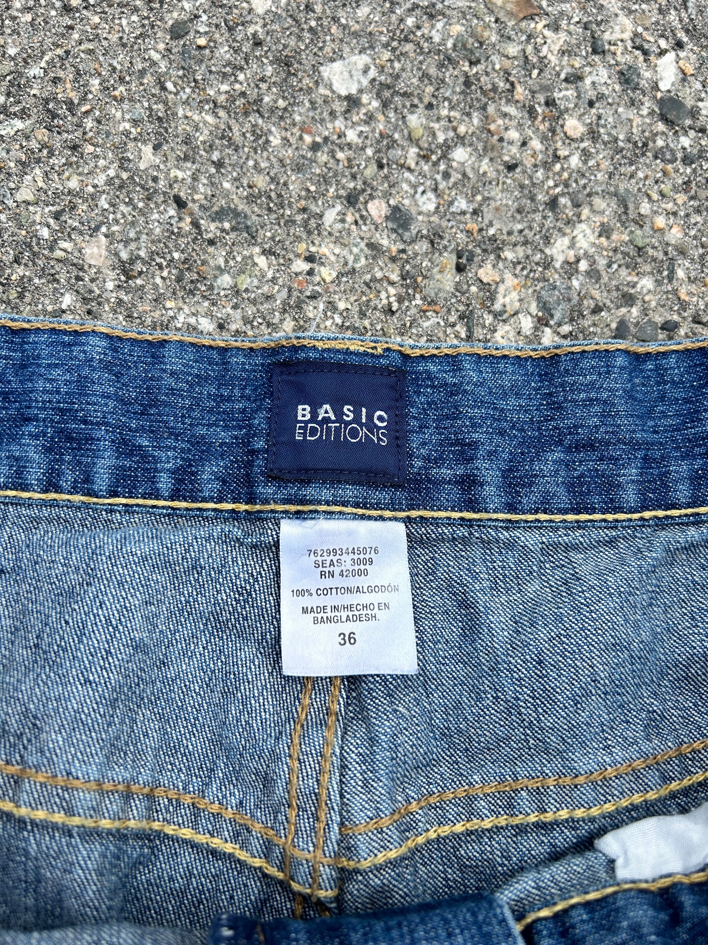 Basic Edition Blue Carpenter Jorts (36W)