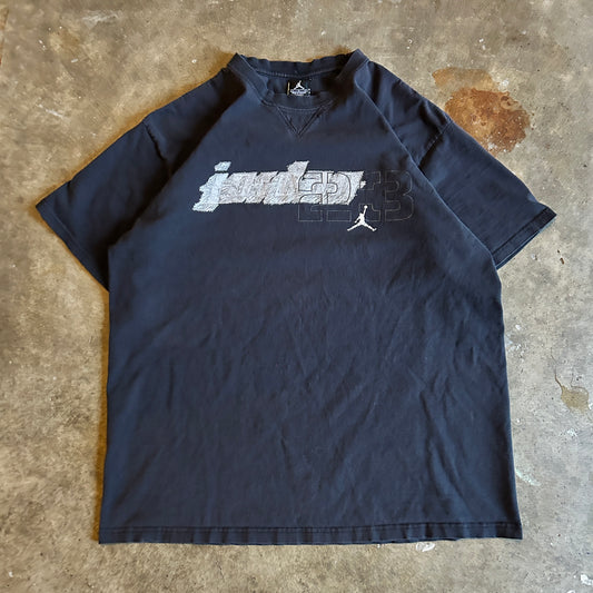 Y2K Air Jordan Spell-out Tee (L)