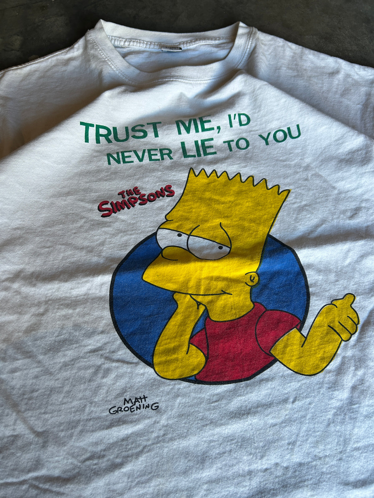 Vintage Bart Simpson Liar Tee (XL)