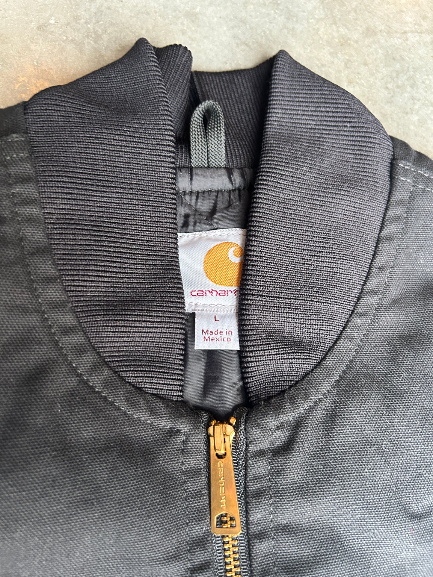 Black Carhartt Insulated Zip Vest (L)