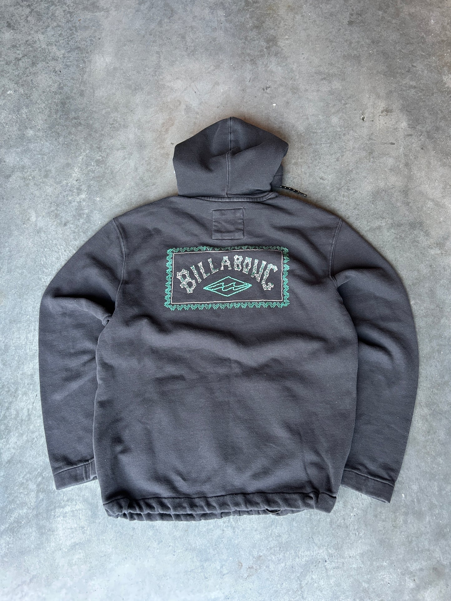 Black Billabong Adventure Division Cinch Hoodie (S/M)