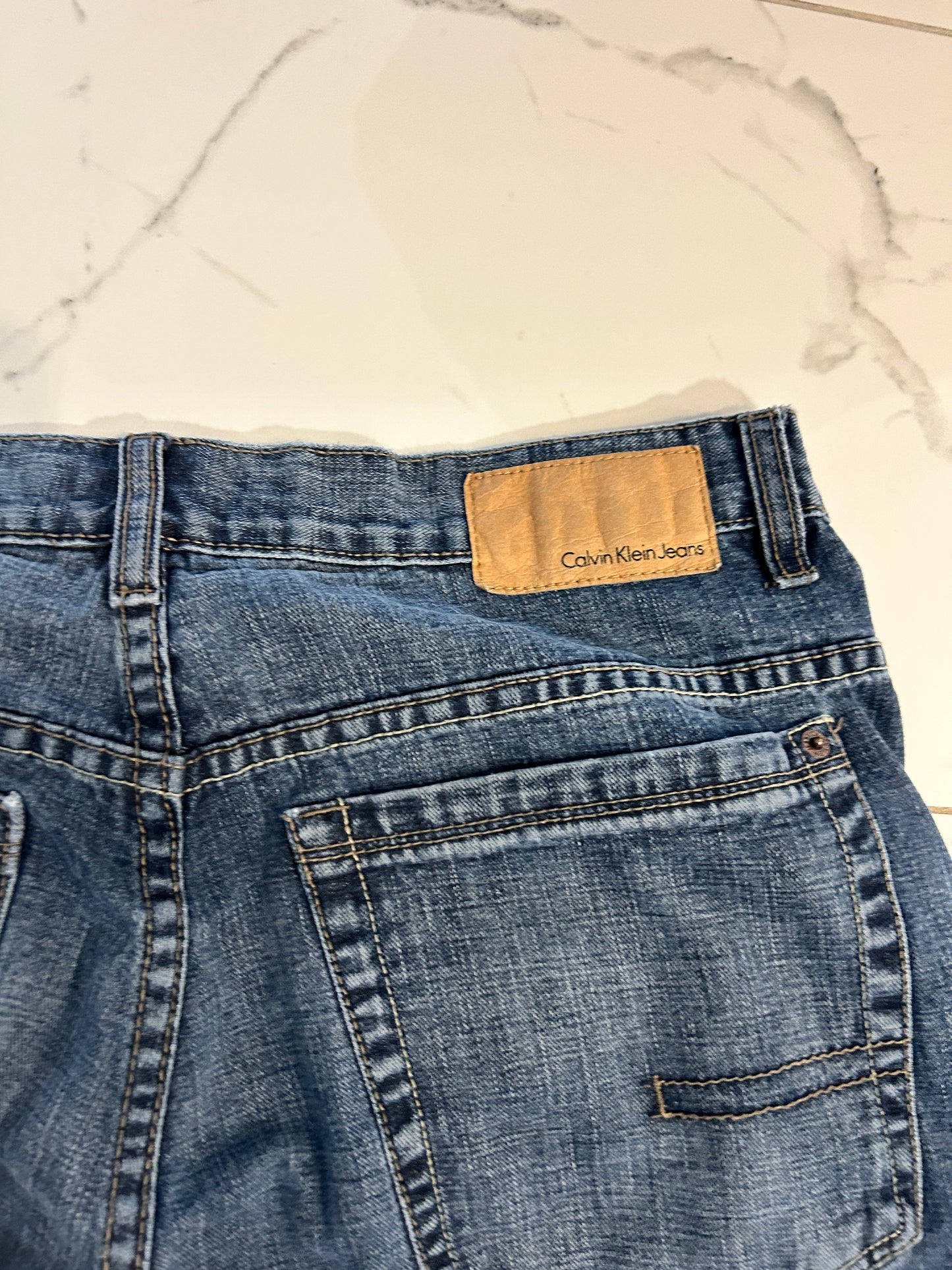 Faded Calvin Klein Bootcut Jeans (34x30)