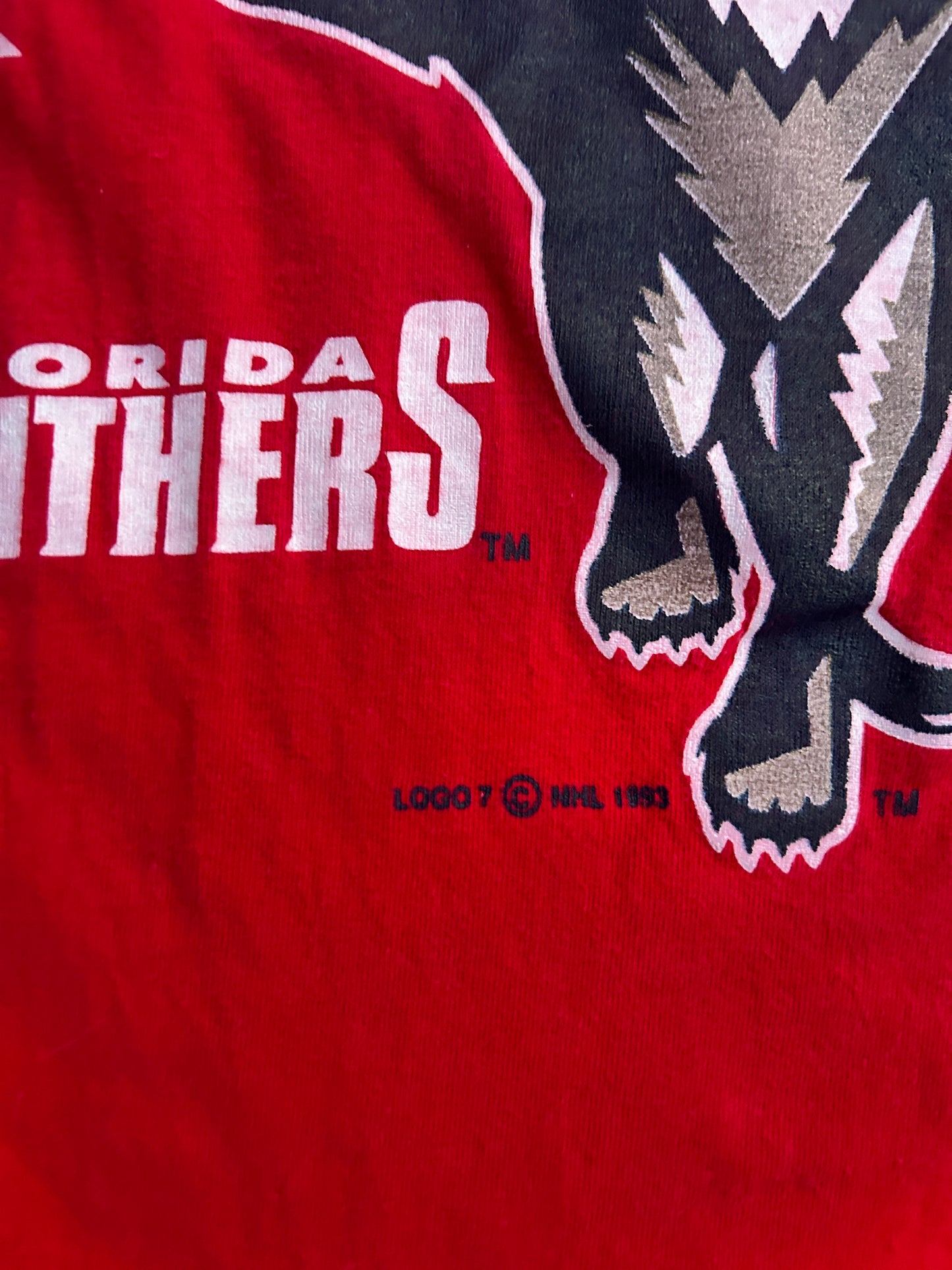 Vintage 1993 Logo 7 Florida Panthers Tee (XL)