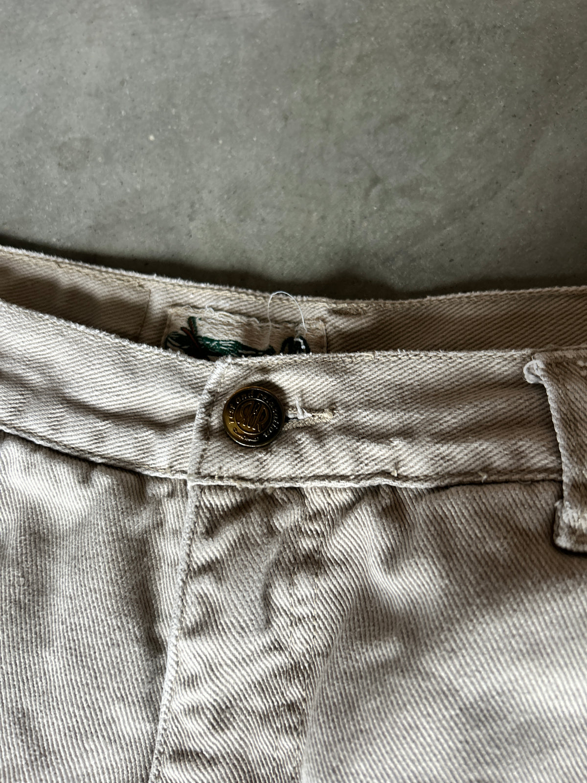 Vintage R&R Jeans Beige Jeans (38x32)