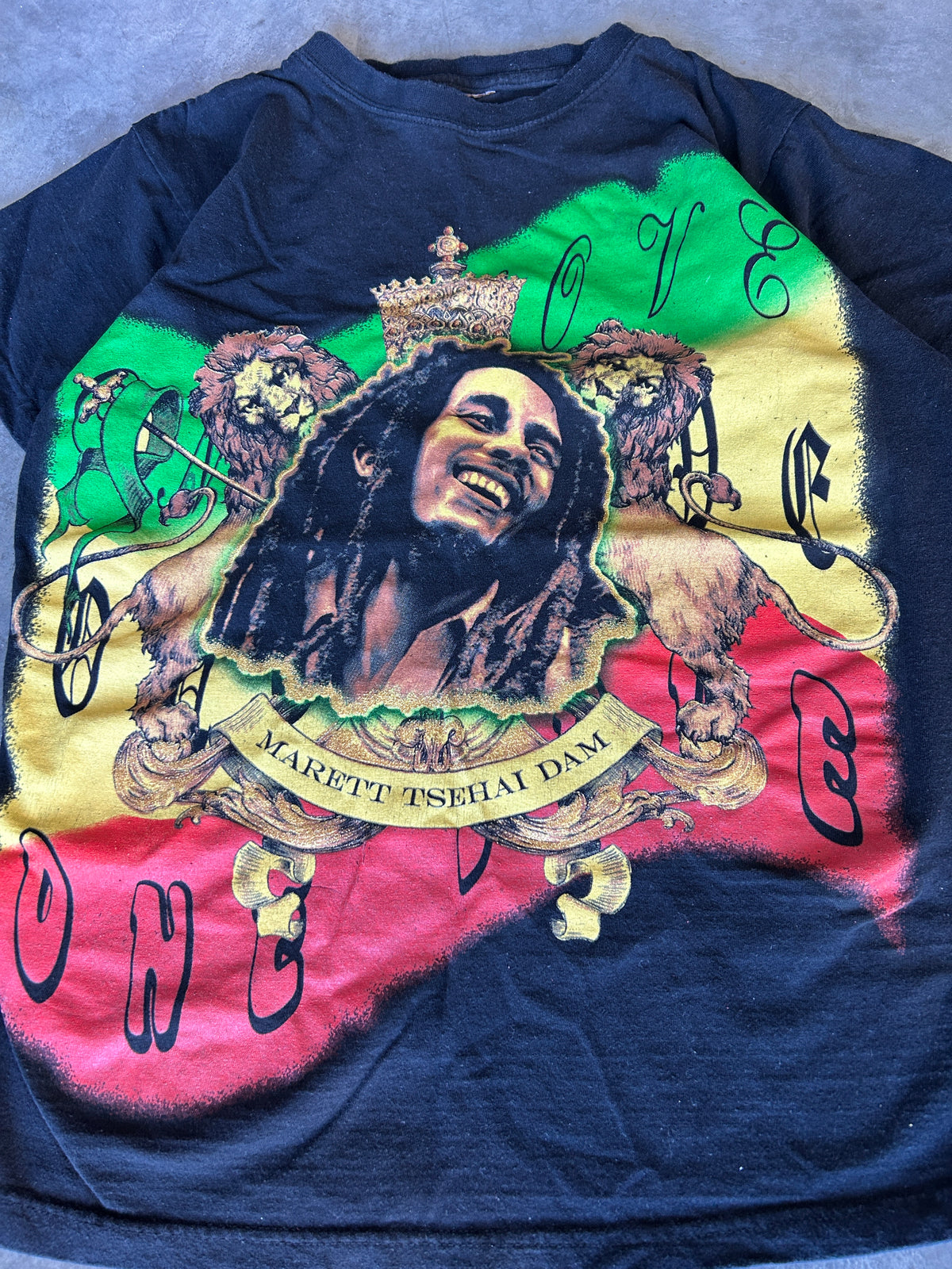 Vintage Bob Marley Marett Tsehai Dam Tee (L)