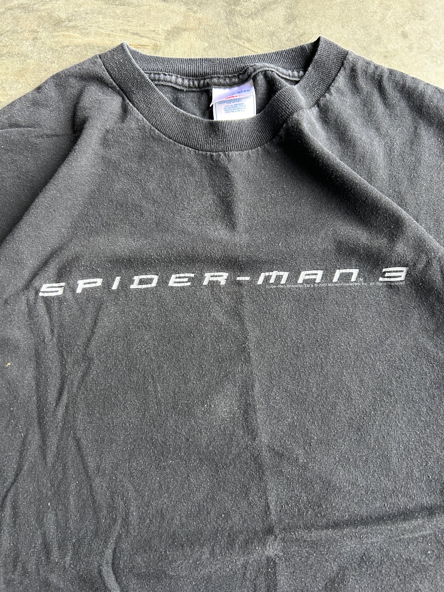 Vintage 2007 Spiderman 3 Spellout Tee (XL)