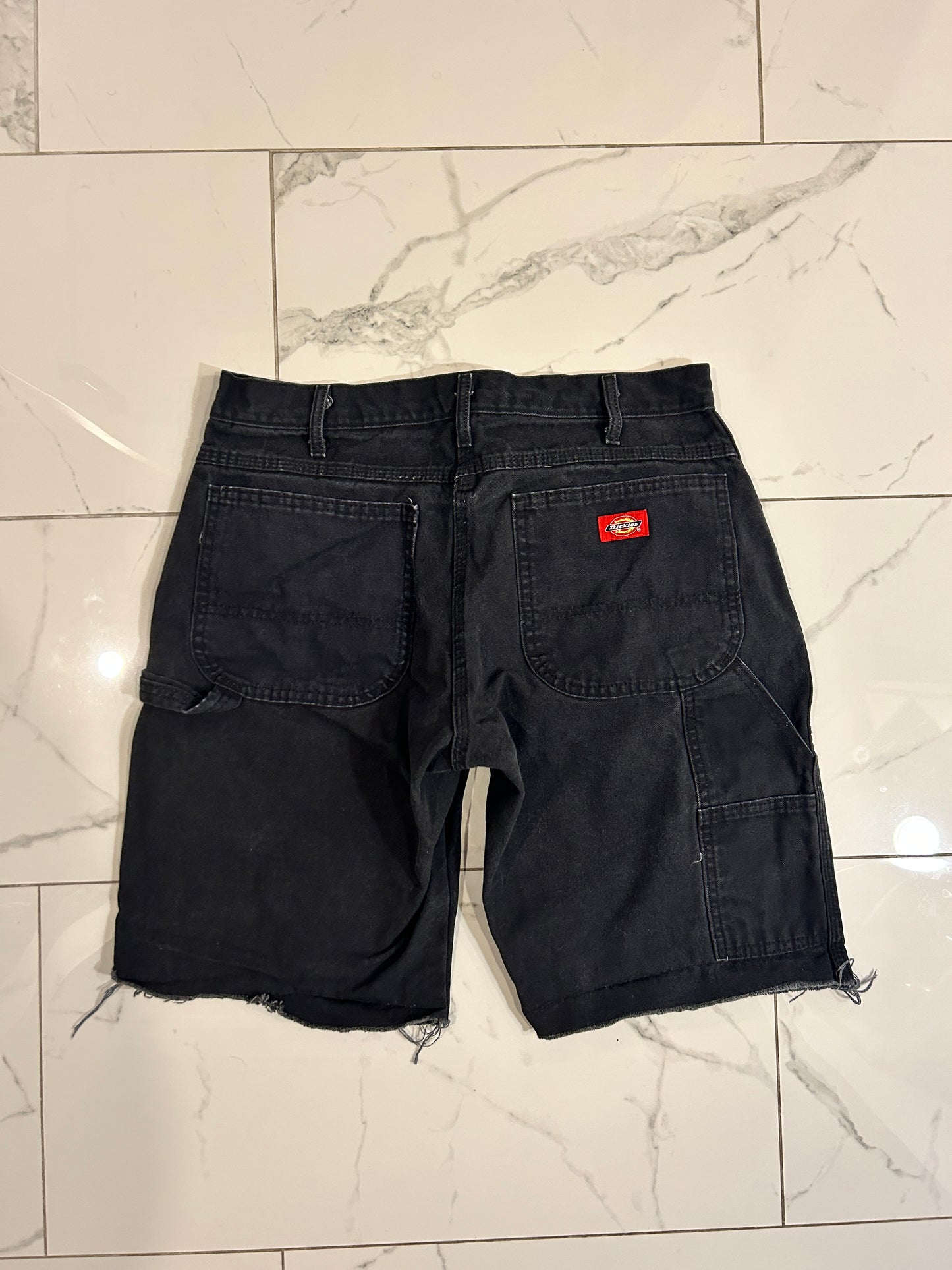 Black Dickies Cutoff Shorts (32W)