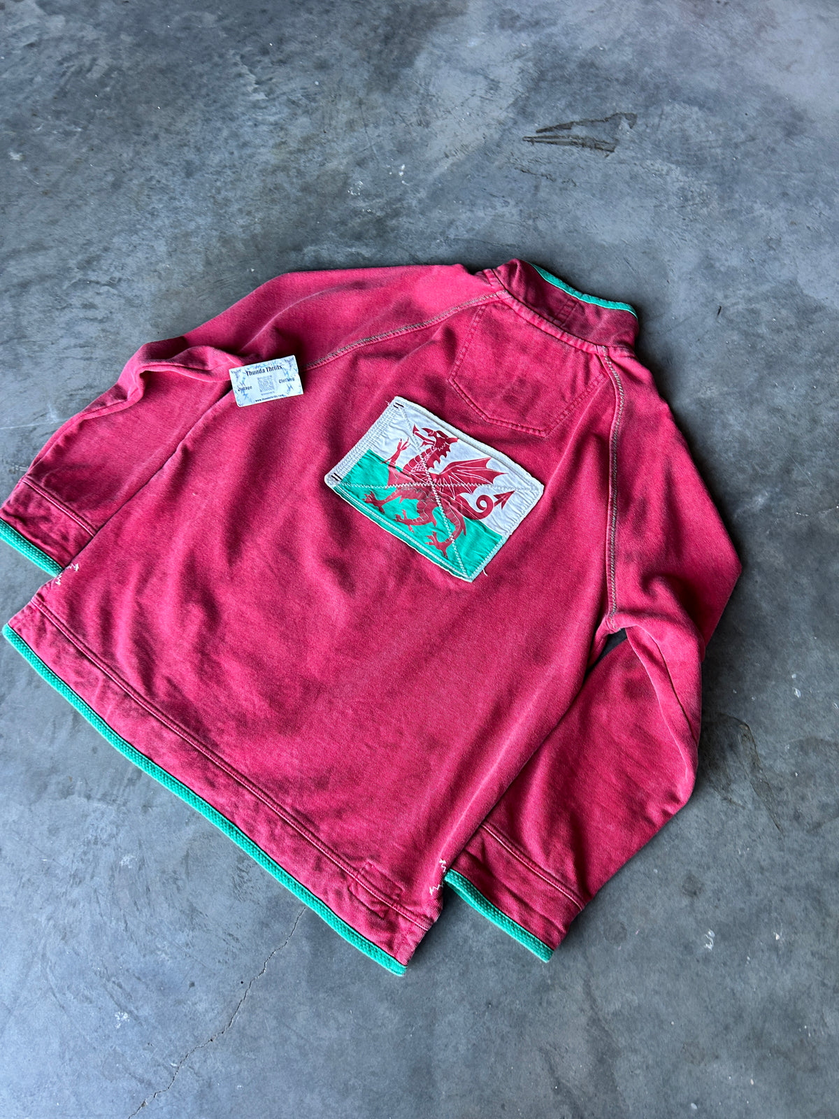 Vintage 1988 Wales Quarter Zip Sweater (XL)