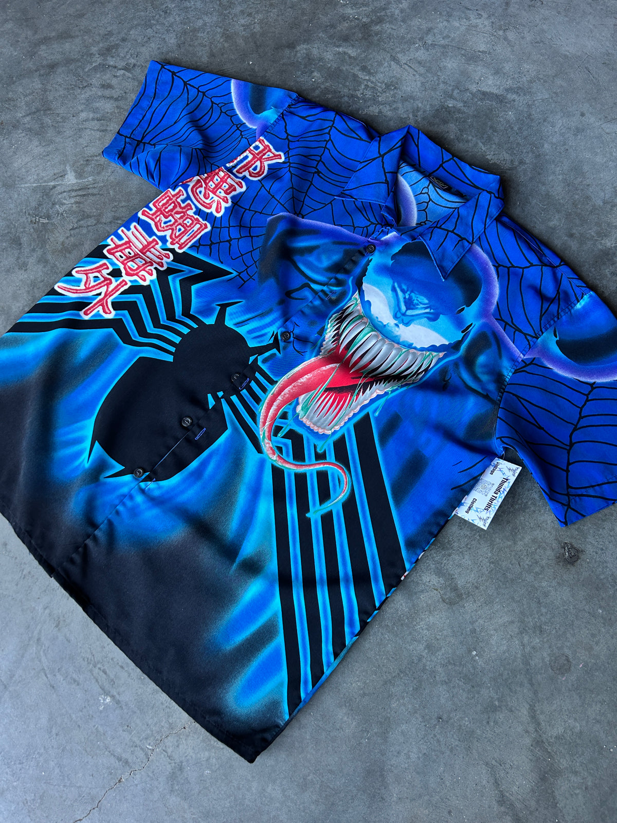 Y2K Venom AOP Button Up (XL)