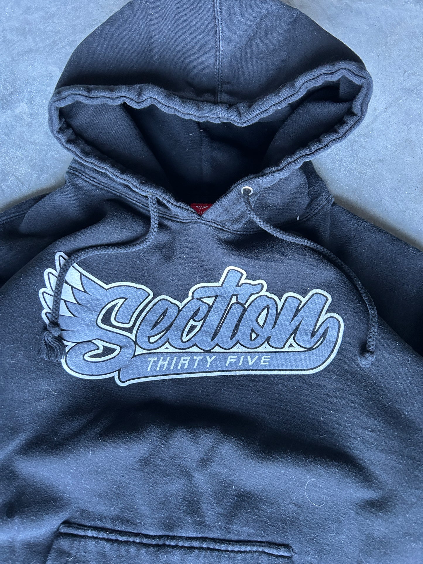 Section Thirty Five Wing Spellout Tee (L)