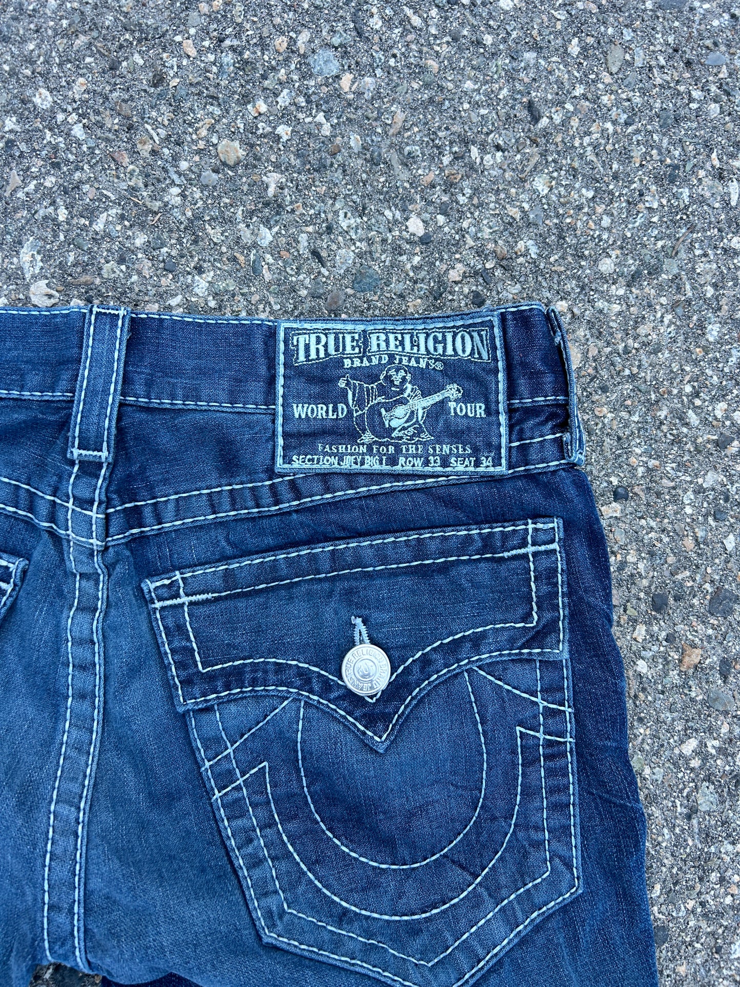 Vintage True Religion Flare Jeans (33x32)