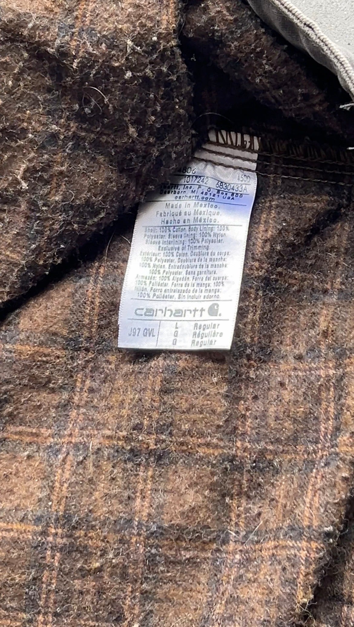Vintage Carhartt Detroit Jacket J97 GVL (L)