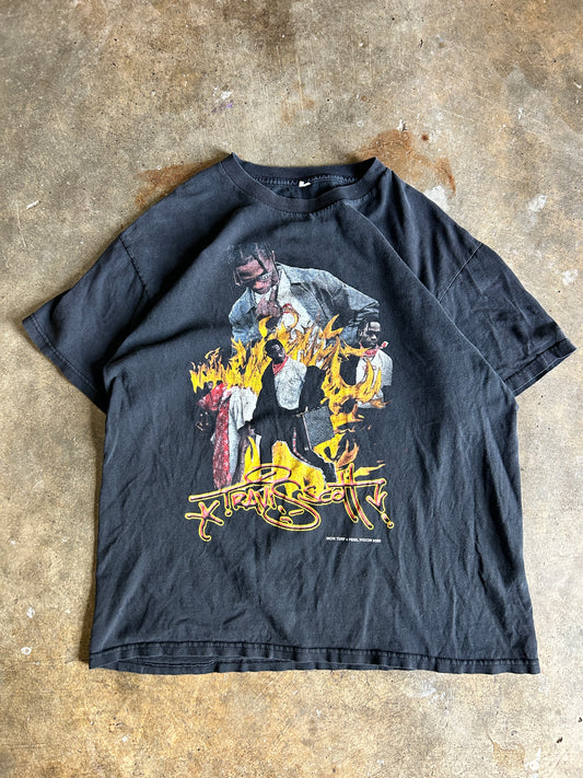 Travis Scott 2020 Iron Turf x Peril Vision Faded Tee (L)