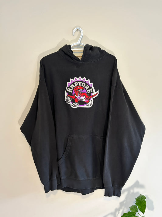 Toronto Raptors Embroidered Hardwood Classics Hoodie (XL)