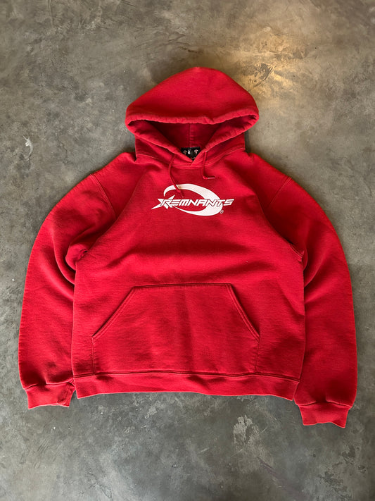 Y2K Style Remnants Red Hoodie (M)