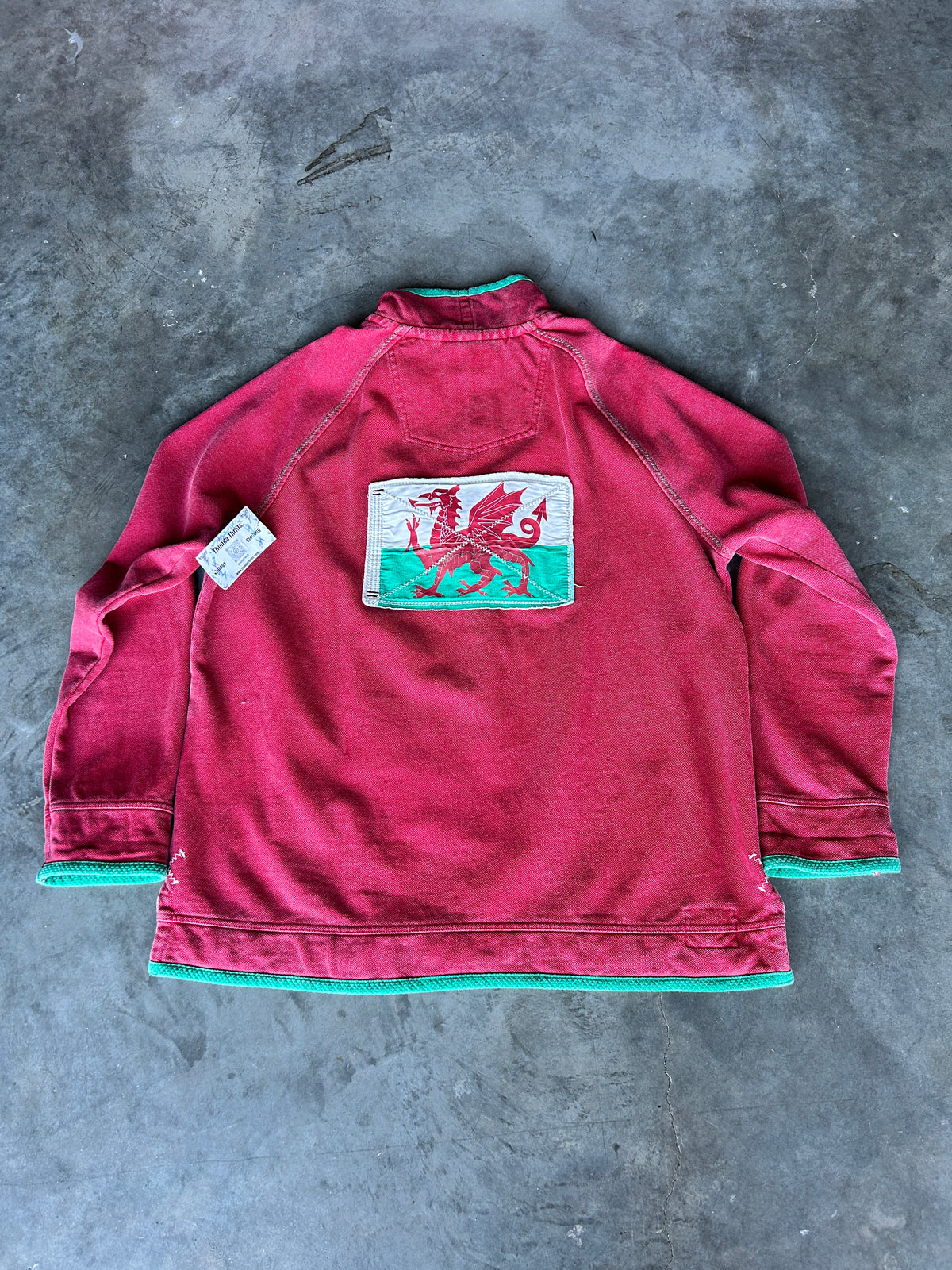 Vintage 1988 Wales Quarter Zip Sweater (XL)